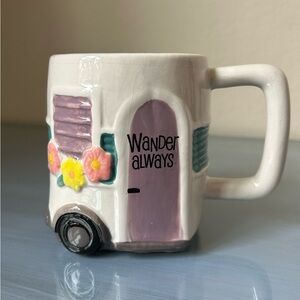 “Wander Always Camper” coffee tea medium/large mug